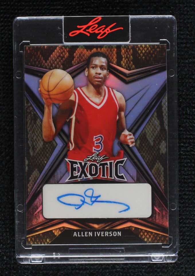 2022-23 Leaf Exotic - Allen Iverson #BA-AI1 - 1 of 2