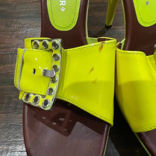 Donald J. Pliner Couture Lime Green Heels Size 6 - Picture 8 of 10