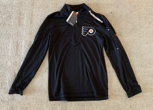 Philadelphia Flyers NHL Authentic Pro Fanatics Men's 1/4 Zip Pullover NWT