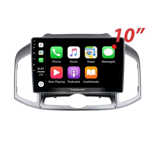 10" Wireless CarPlay Android Auto Nakamichi BT For Holden Captiva 7 Top Scree SO - Imagen 1 de 2