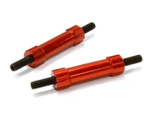 NEW Integy 20mm Aluminum Linkages (2) M3 Threaded :1/10 Crawler C26677RED