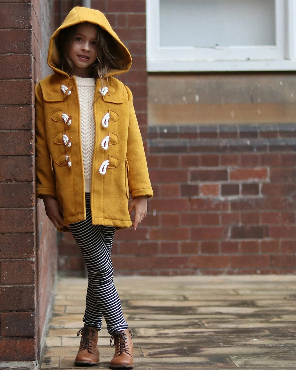Mustard duffle sales coat
