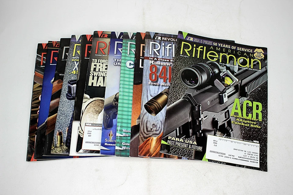 AMERICAN RIFLEMAN Magazine, 2010 & 2011 Complete Years, 24 issues Foto 2 de 3