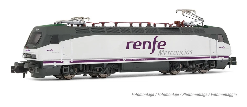 ARNOLD HN2556 RENFE 252 017-9 livrea livrea  livrea "Mercancías" Scala N 1/160 - Imagen 3 de 4