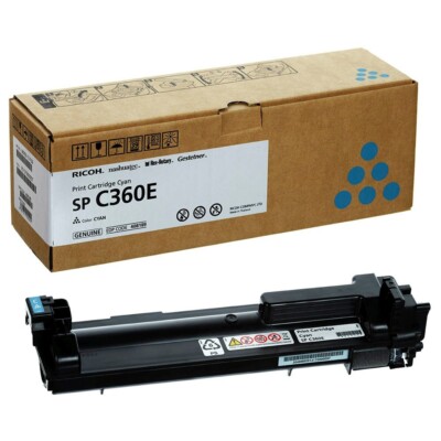 RICOH Type SP C360E cyan Toner 408189 SP C360DNw/SP C360SFNw/SP C360SNw