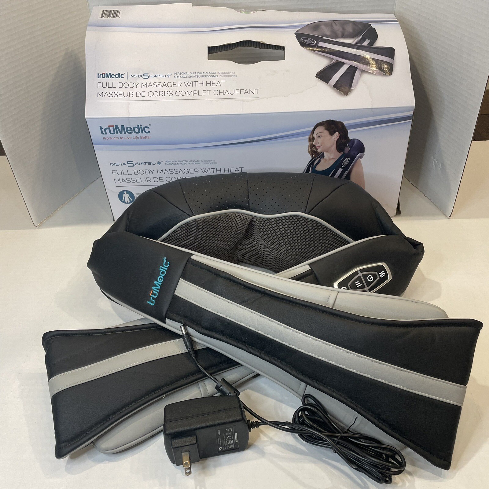 TruMedic InstaShiatsu+ Versatile Full Body Massager With Heat Tested