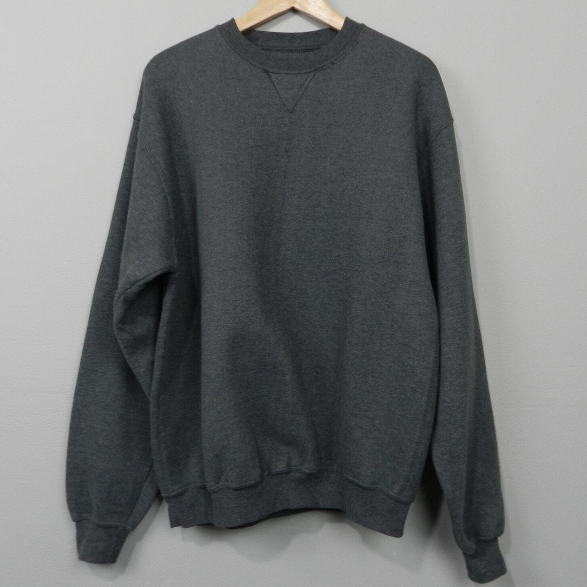 90s Member's Mark RUSSEL ATHLETIC スウェット Vintage 90s Members Mark Russell Athletic Charcoal Gray