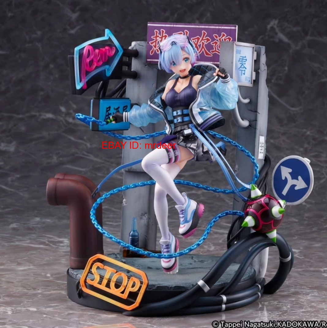 In Stock SSF Estream Rem Neon City 27CM Figure Model Statue