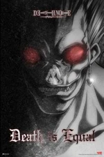 Death Note Anime Death Is Equal Ryuk Art Print Poster 16x24
