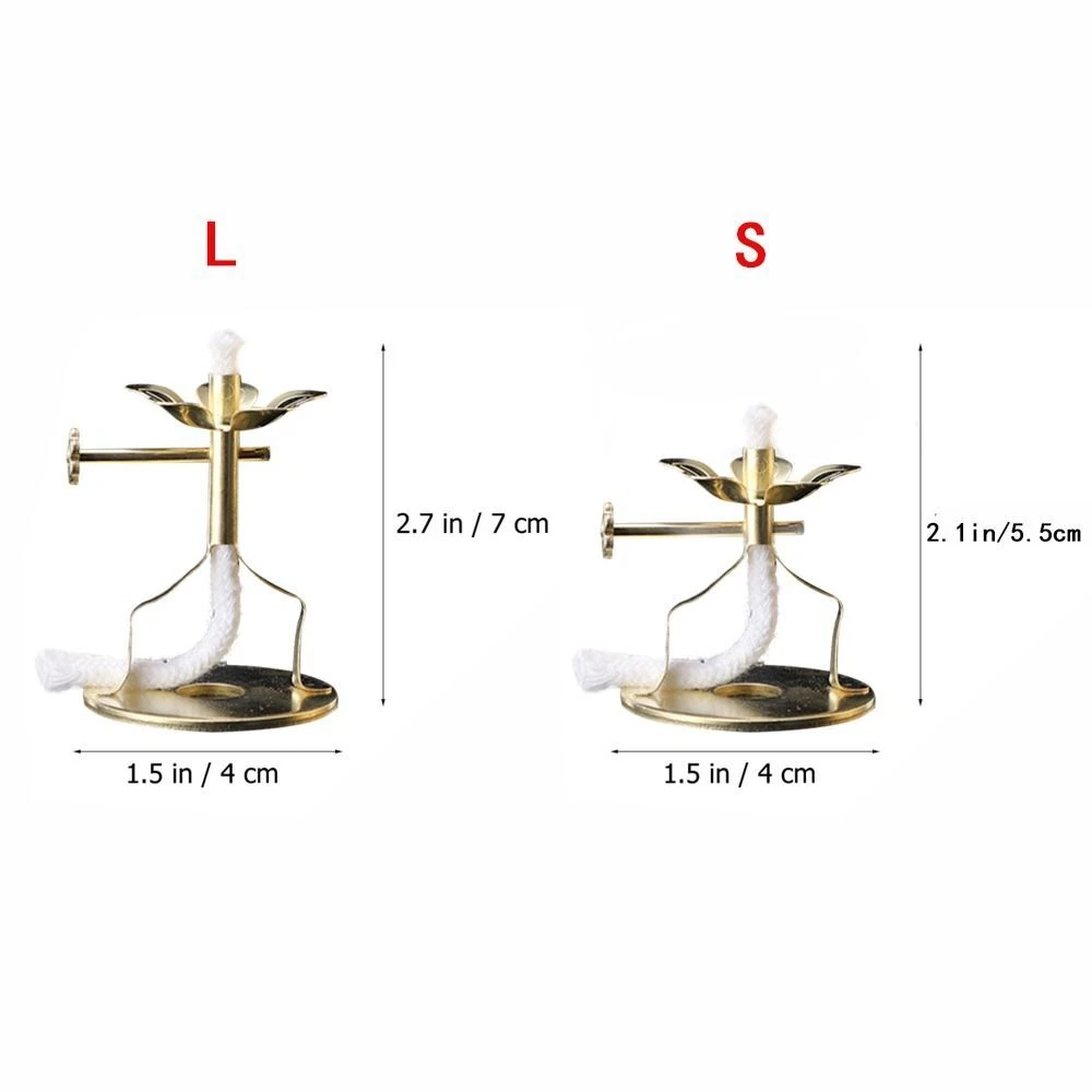 Brass wick holder deals
