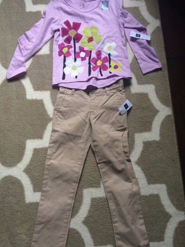 NWT Gap Toddler Girl purple flower 
