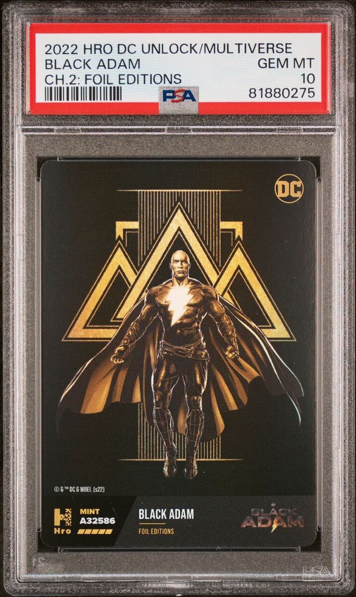 PSA 10 💎 2022 HRO Card CHAPTER 2 Black Adam Legendary card PSA 10 💎 2022 HRO Card CHAPTER 2 Black Adam Legendary card