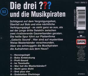 Thumbnail - Die Drei ??? 052 Und Die Musikpiraten (drei Fragezeichen) Cd | Cd