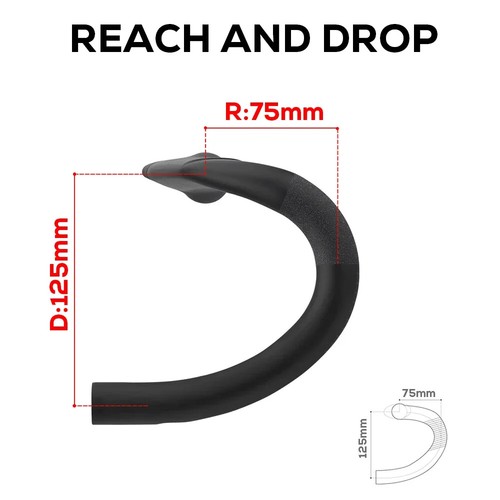 Carbon Fiber Road Bike Handlebar 31.8mm 380/400/420/440mm 2° Cockpit Bike Parts  - Picture 16 of 22