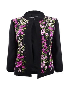 tahari embroidered jacket