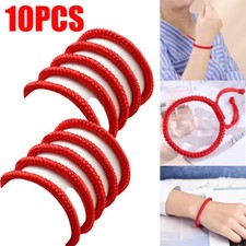 10PCS Lucky Red Cord Bracelet Amulet Protection Knitted Rope For Man Woman
