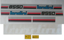 KIT ADESIVI DECALCOMANIE LANDINI 8550  PER TRATTORI AGRICOLI GOMMATI 