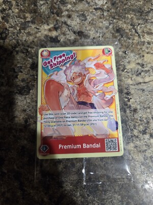 ONE PIECE MONKEY.D.LUFFY PREMIUM BANDAI CARD GAMES FEST 23-24