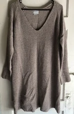 M Patmos Sweater Beige Cashmere And Wool Blend Womens Size Large