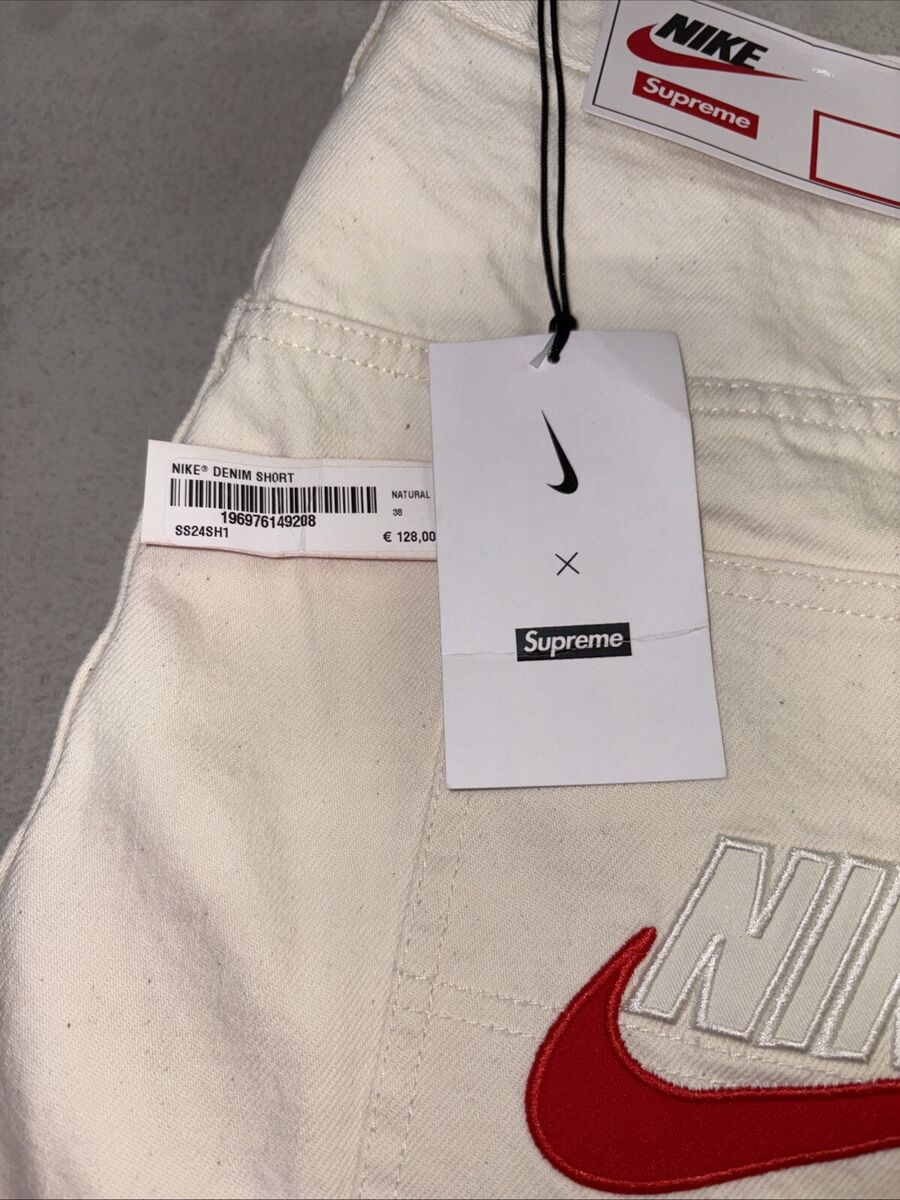 Supreme Nike Denim Shorts Natural Size 38 | eBay Supreme Nike Denim Shorts Natural Size 38 | eBay