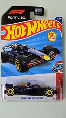 2025 Hot Wheels Oracle Red Bull Racing Formula 1 #59 Track Aces 1/5 Red Case C