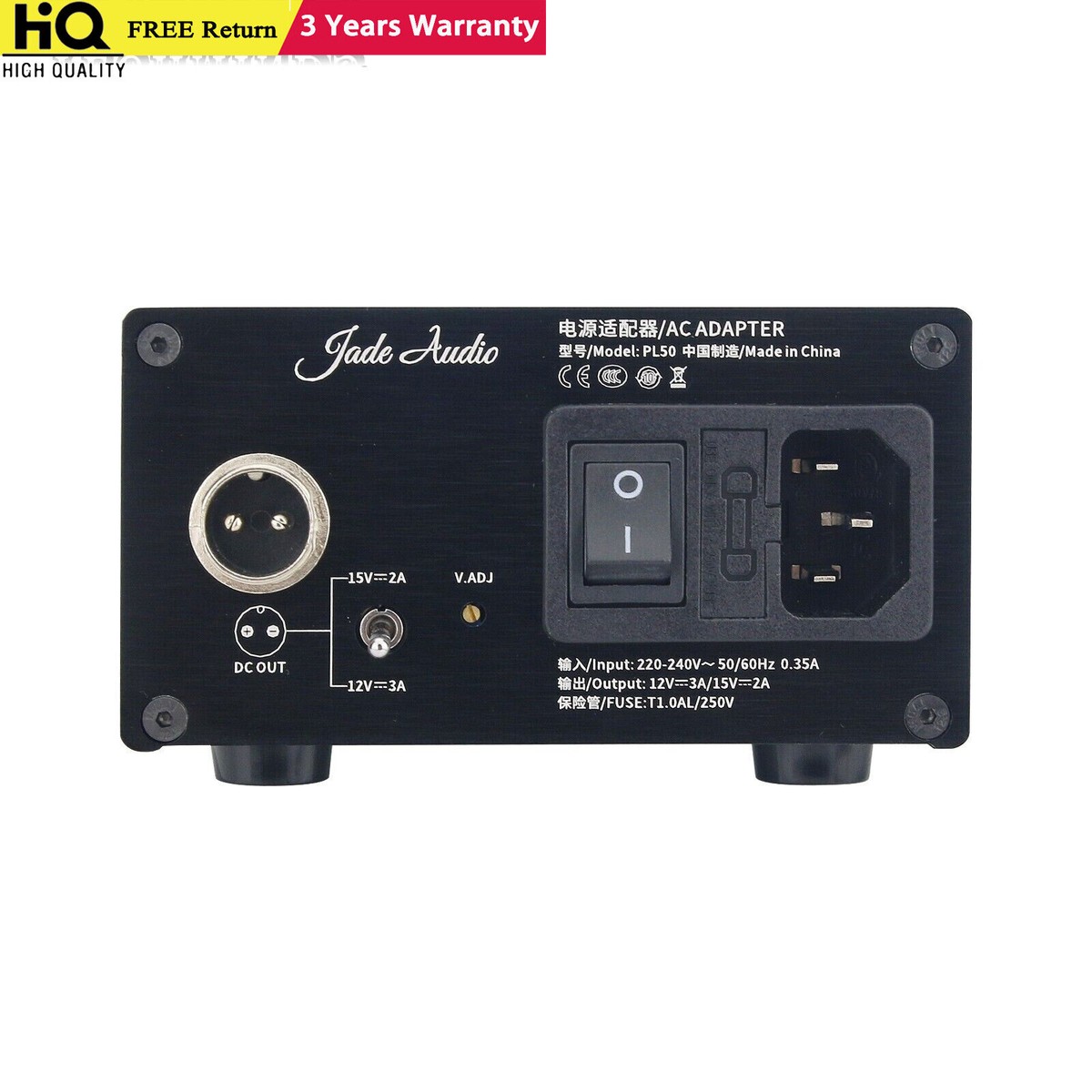 FiiO PL50 Audio Linear Power Supply 12V/15V Dual Output Low FiiO PL50 Audio Linear Power Supply 12V/15V Dual Output Low