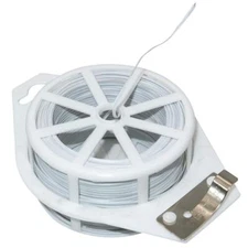 328 Feet Plastic Plant Twist Tie White Garden Plants Tie Multi-Use for Secure...
