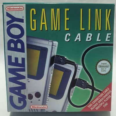 NINTENDO ORIGINAL GAME LINK CABLE FOR GAME BOY NEW RARE