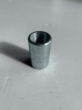 2 pc NEW 1/2" Rigid Threaded Metal Coupling Tubular