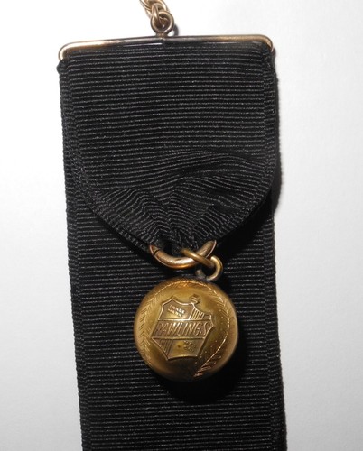 1935 Quaker Oats Babe Ruth Boston Braves Scorer Watch Fob Pin Rawlings Charm - Picture 3 of 4