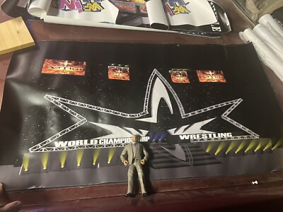 wwe custom vinyl stage only one on eBay Wcw 2000