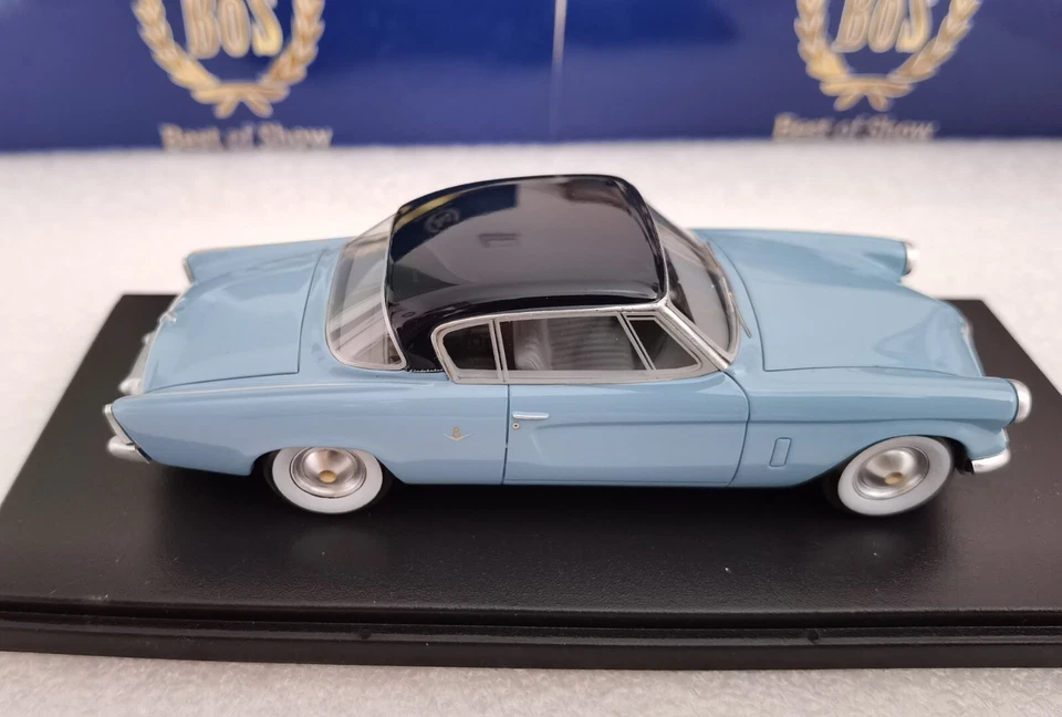 Bos 1/43 Studebaker Commander 1953 Blue #84 - Image 4 of 4