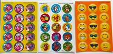 TREND Scratch n Sniff Scented Stickers BUBBLE GUM, TROPICAL, & ORANGE scent LOT