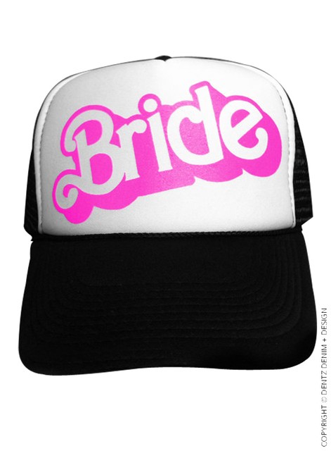 Doll Bride - Barbie Bridal Collection - Adjustable Trucker Hat - in 2
