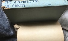 THE ARCHITECTURE OF SANITY  1st Edition 1st Printing Dust Jacket By George Haydu
