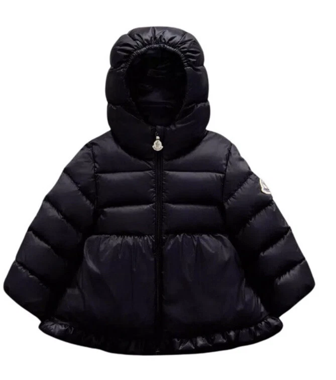 Autentico ? Piumino Moncler bambino Odile Giubotto blu navy 6 9 mesi $475 ??