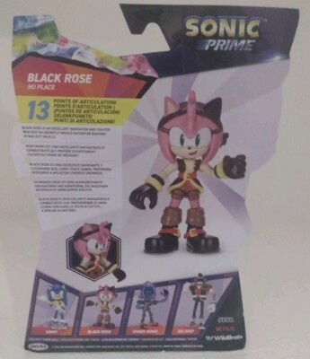 Sonic the Hedgehog Prime Black Rose No Place Jakks 5