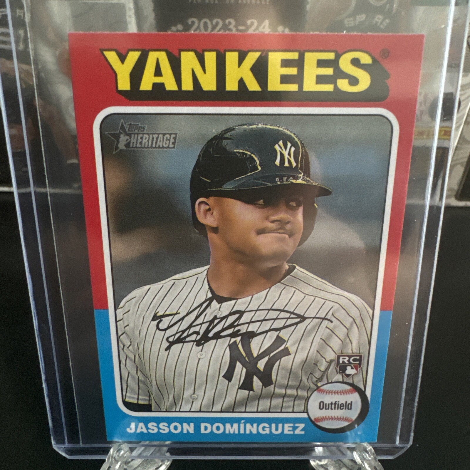 JASSON DOMINGUEZ RC 2024 Topps Heritage Rookie #399 NY Yankees RC