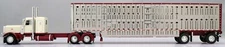 DCP 1/64 Maroon Cream Peterbilt 389 Wilson Livestock 60-1837 Farm Toy