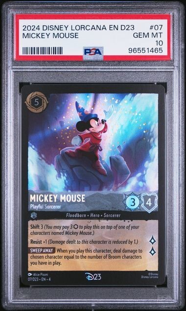 LORCANA ロルカナ D23 EXPO HOOK PSA9 LORCANA ロルカナ D23 EXPO HOOK PSA9 LORCANA ロルカナ D23