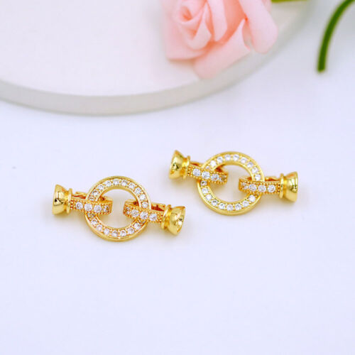 1x DIY Jewelry Connector Fastener Clasp For Necklace Bracelet Making - - Bild 3 von 13