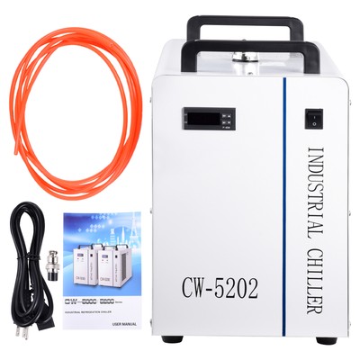 7L CW-5202 Industrial Laser Water Chiller laser engraving 110V Brand New
