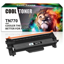 1PK Black TN770 Toner Compatible With Brother MFC-L2750DW MFC-L2750DW HL-L2370DW
