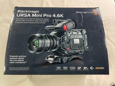 Blackmagic URSA Mini Pro 4.6k G1 with EF mount - broadcast camera
