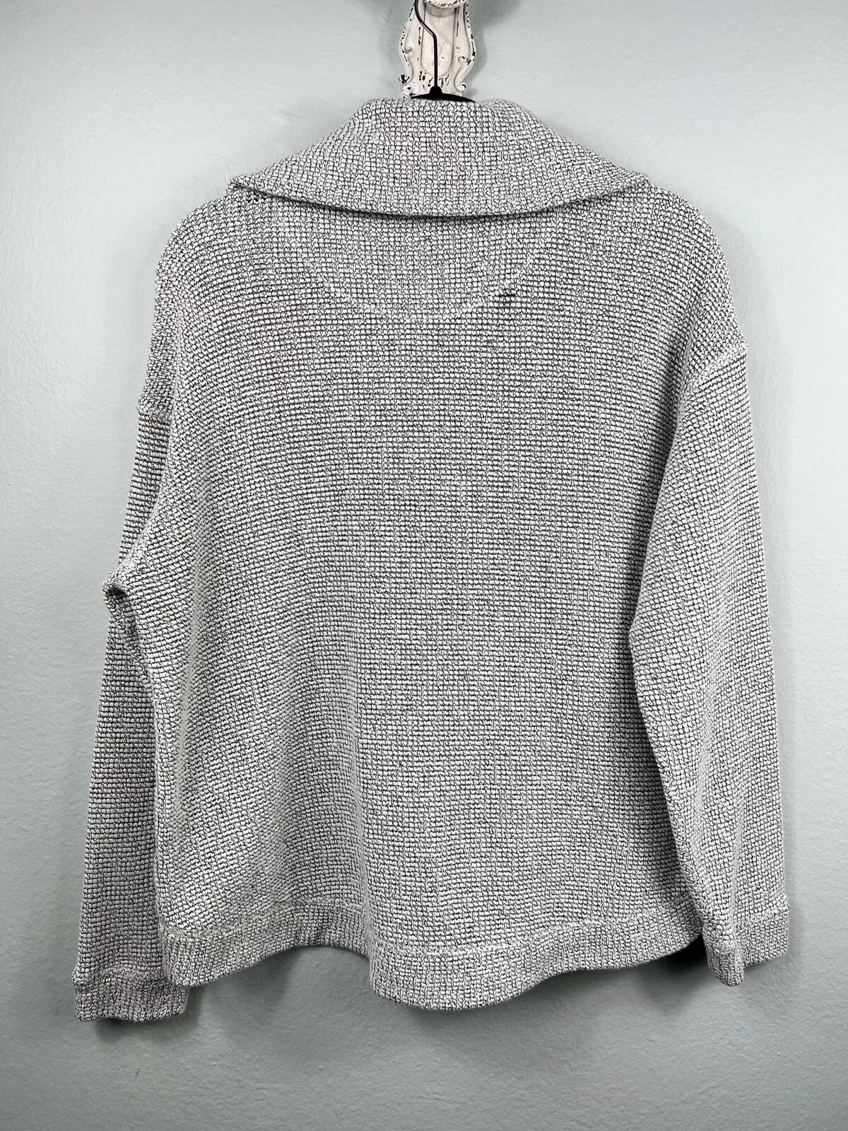 sweaty-betty restful boucle half zip sweatshirt
