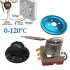0-120℃ Car Capillary Thermostat Cooling Radiator Fan Control Switch Universal AU