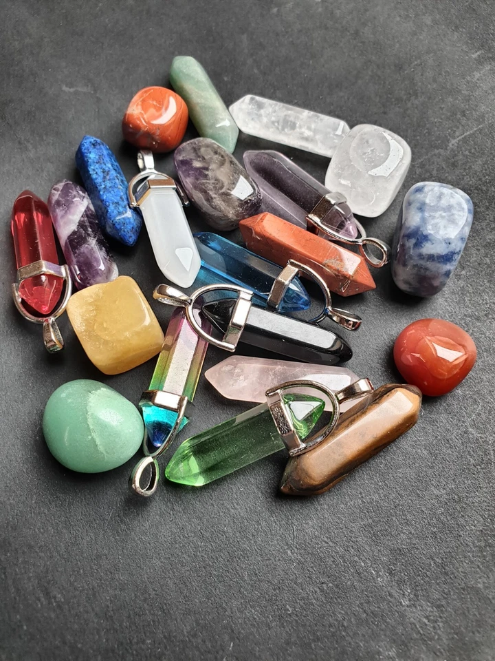 21-teiliges Kristallset - Mineralien, Heilsteine & Chakra - NEU&OVP - Mediation - Bild 2 von 4