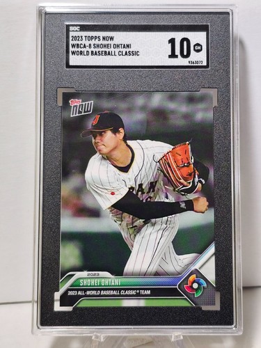 2023 Topps Now World Baseball Classic Shohei Ohtani #WBCA-8 SGC Gem Mint 10