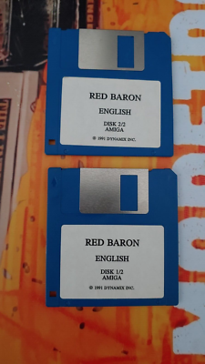 Red Baron (Dynamix 1990) Commodore Amiga (2 Disks) works | eBay