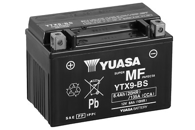 Yuasa AGM Batterie   YTX9-BS    12V  gefüllt  geladen  50812